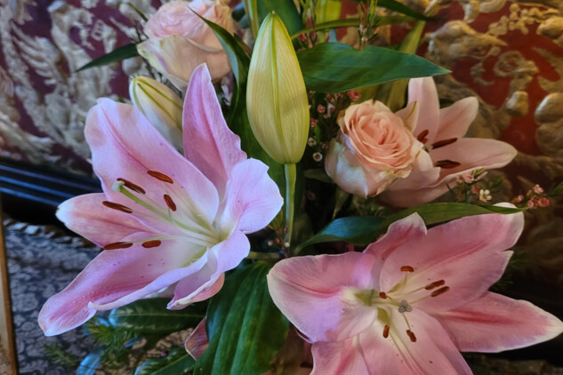 Květinová výzdoba na Hrádku u Nechanic